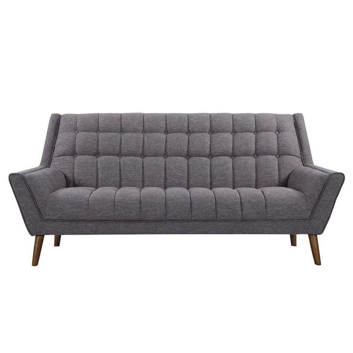 Dark Gray Linen Fabric/Wood Sofa C460