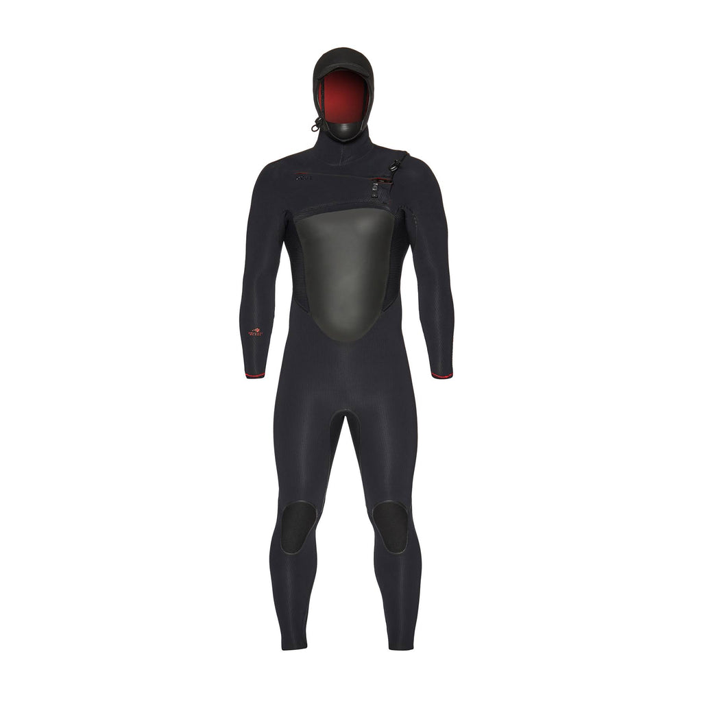 Black 5/4mm Hooded Wetsuit U38923