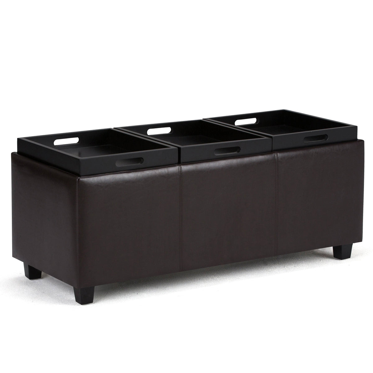 Cloud Grey Rectangle Storage Ottoman P29788