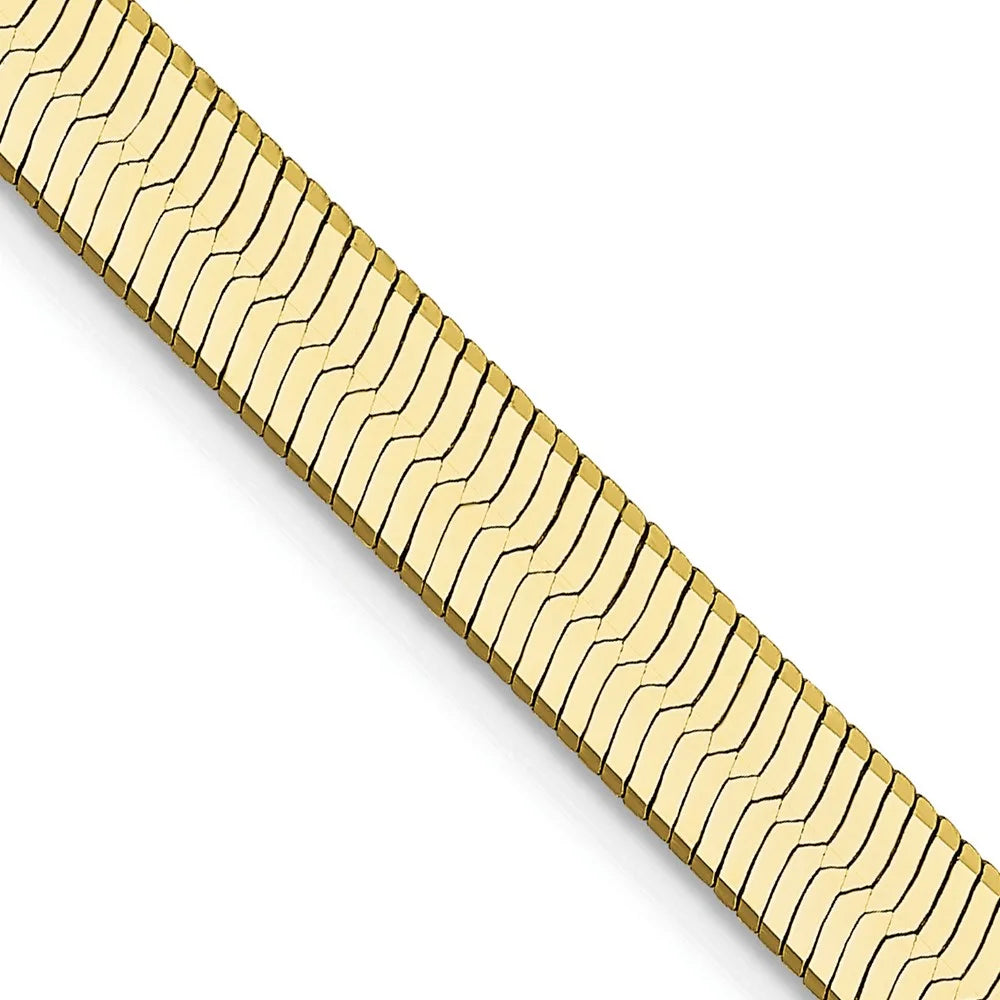 10 kt Yellow Gold Herringbone Chain 22 Inches E957