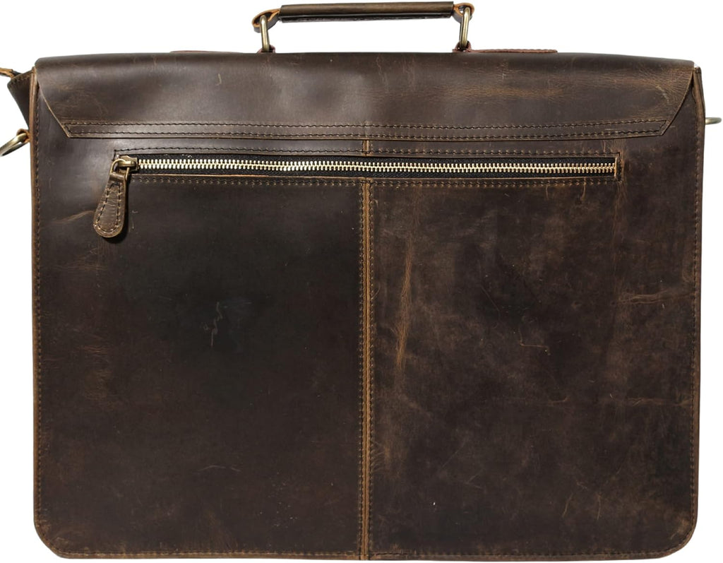 Retro Leather Laptop Messenger Bag W8010