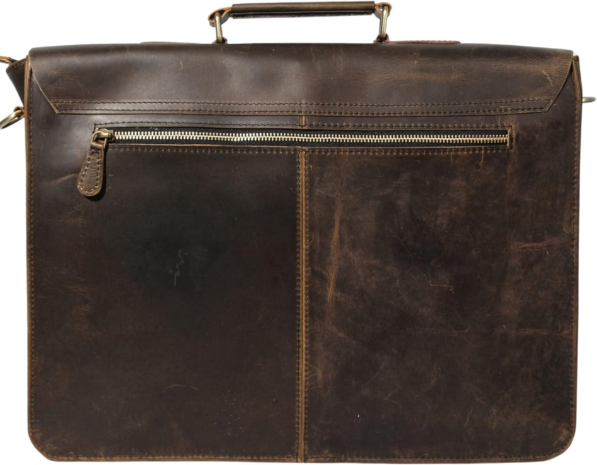 Retro Leather Laptop Messenger Bag W8010