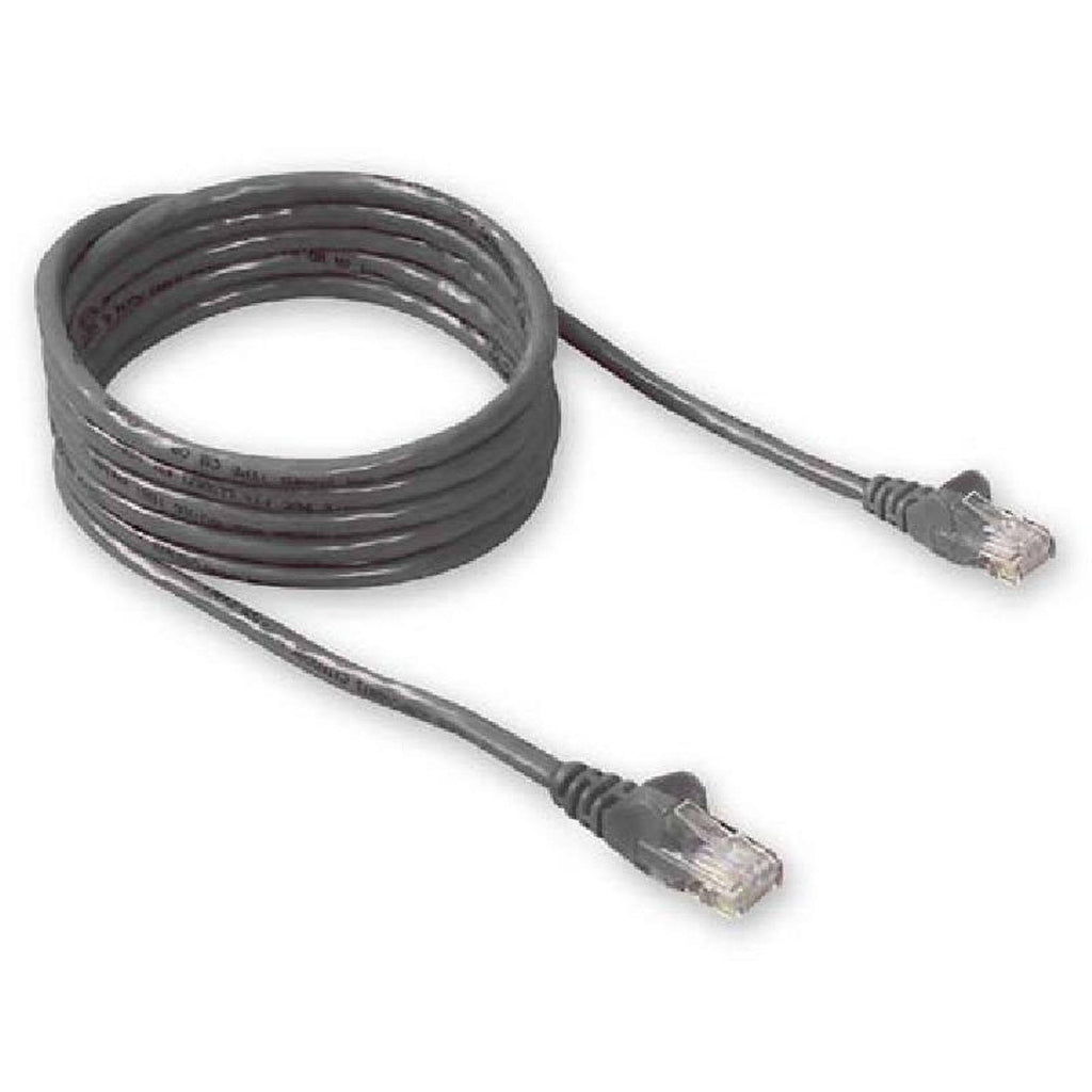 Snagless Patch Cable RJ45 Connectors 25 ft. Gray B4191