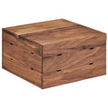 Walnut Square Crate Riser Q3437