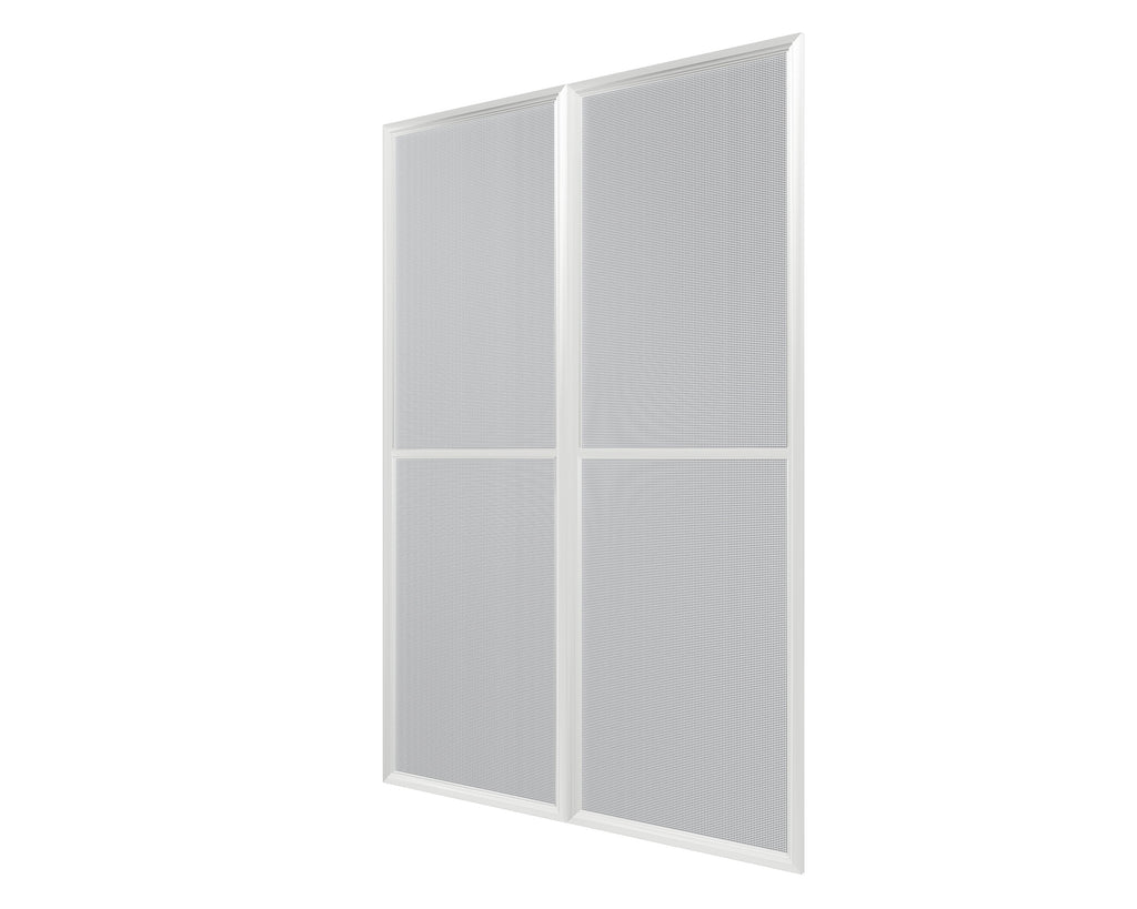 White Patio Enclosure with Screen Doors C542952