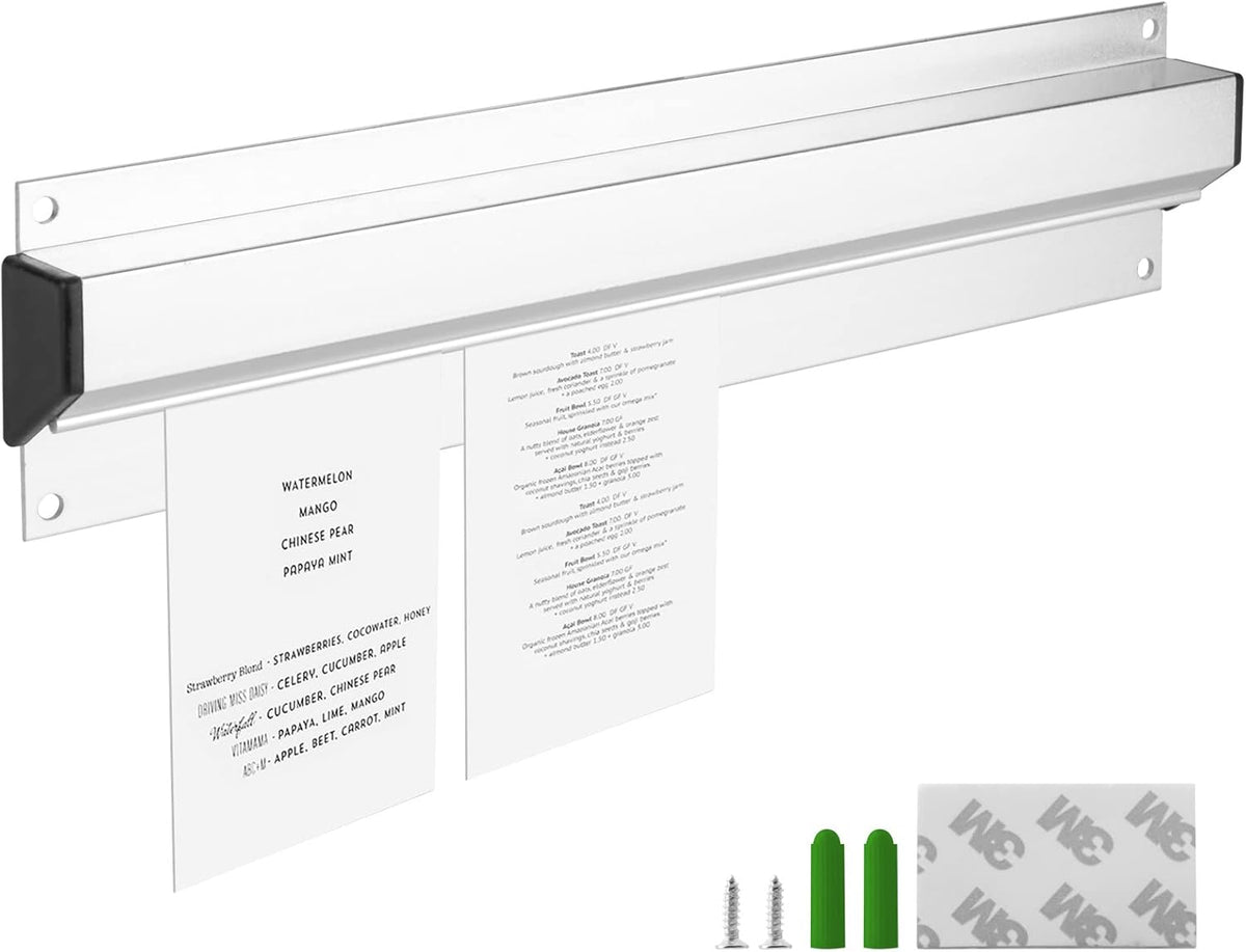 Silver 16 Inch Aluminium Receipt Holder, Pack of 2 Q2243