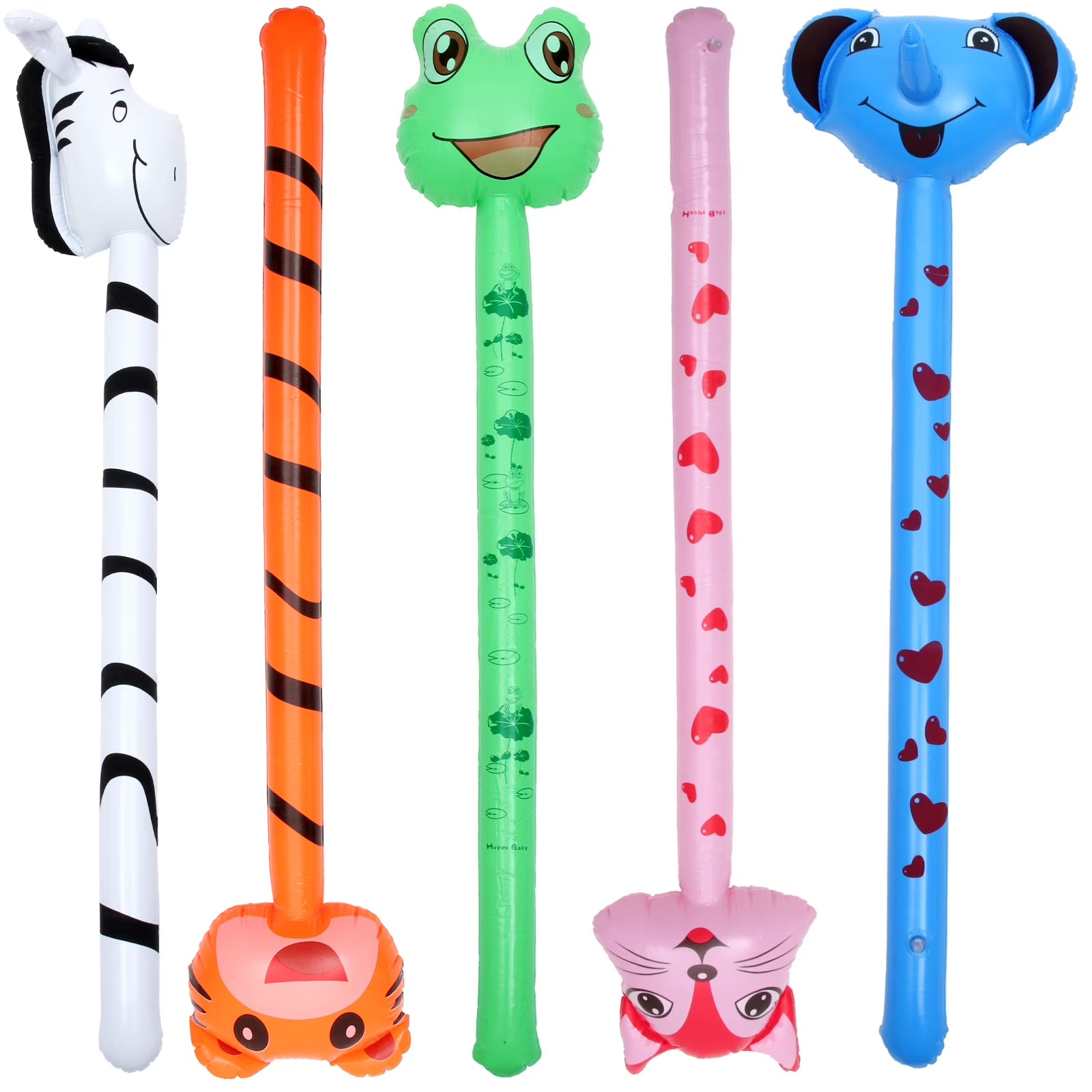 5 Pcs Inflatable Tiger Hammer Toys R64172