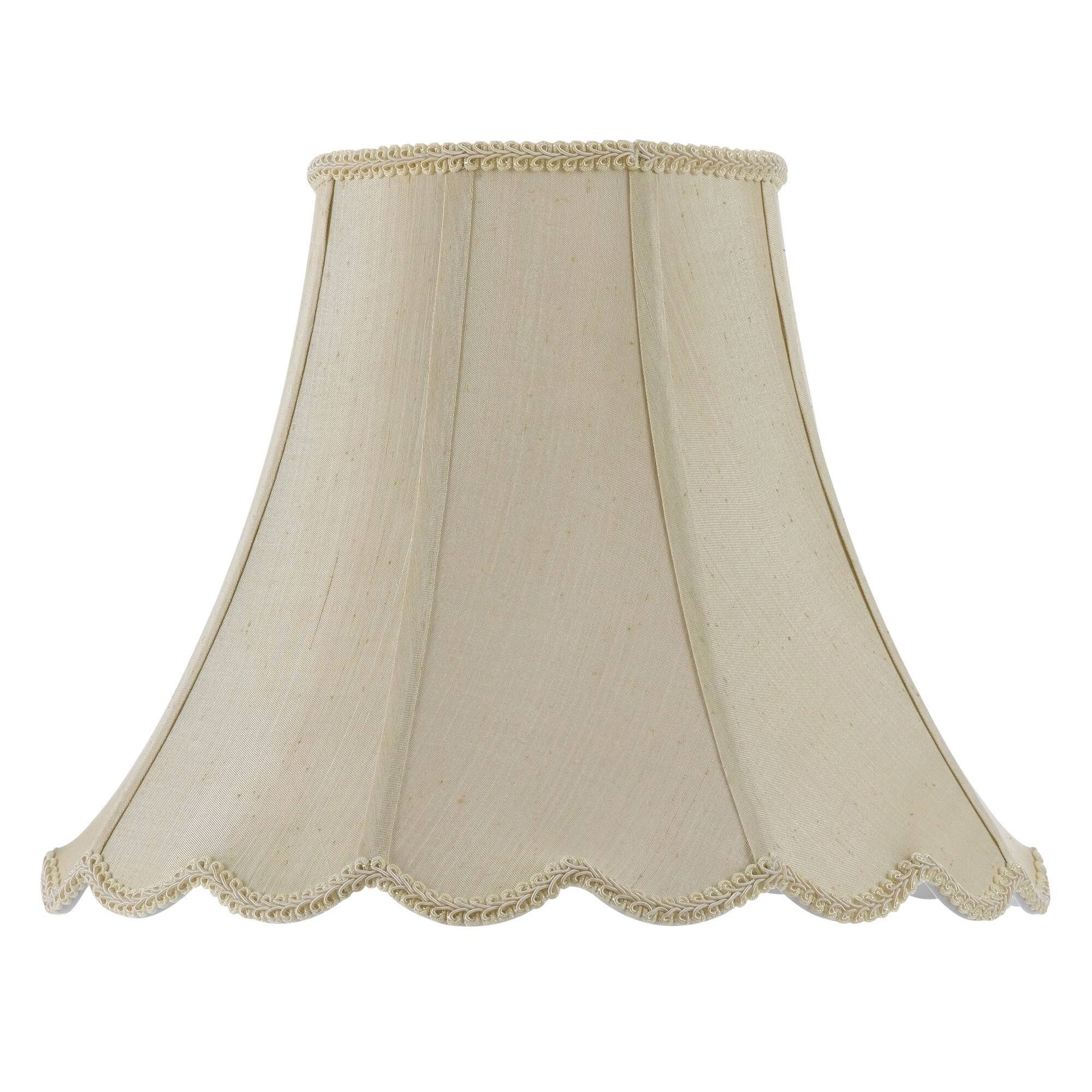 Vertical Piped Scallop 14-inch Bell Shade N666