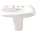 White Bathroom Sink D3629