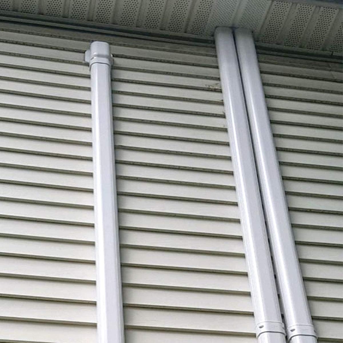 4" 7.5 Ft AC Decorative PVC Line Set Cover Kit, Pack of 2 N75771