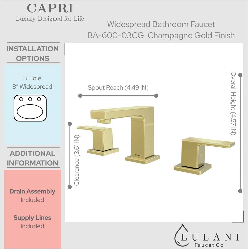Brushed Nickel 2-Handle Bathroom Faucet P820342