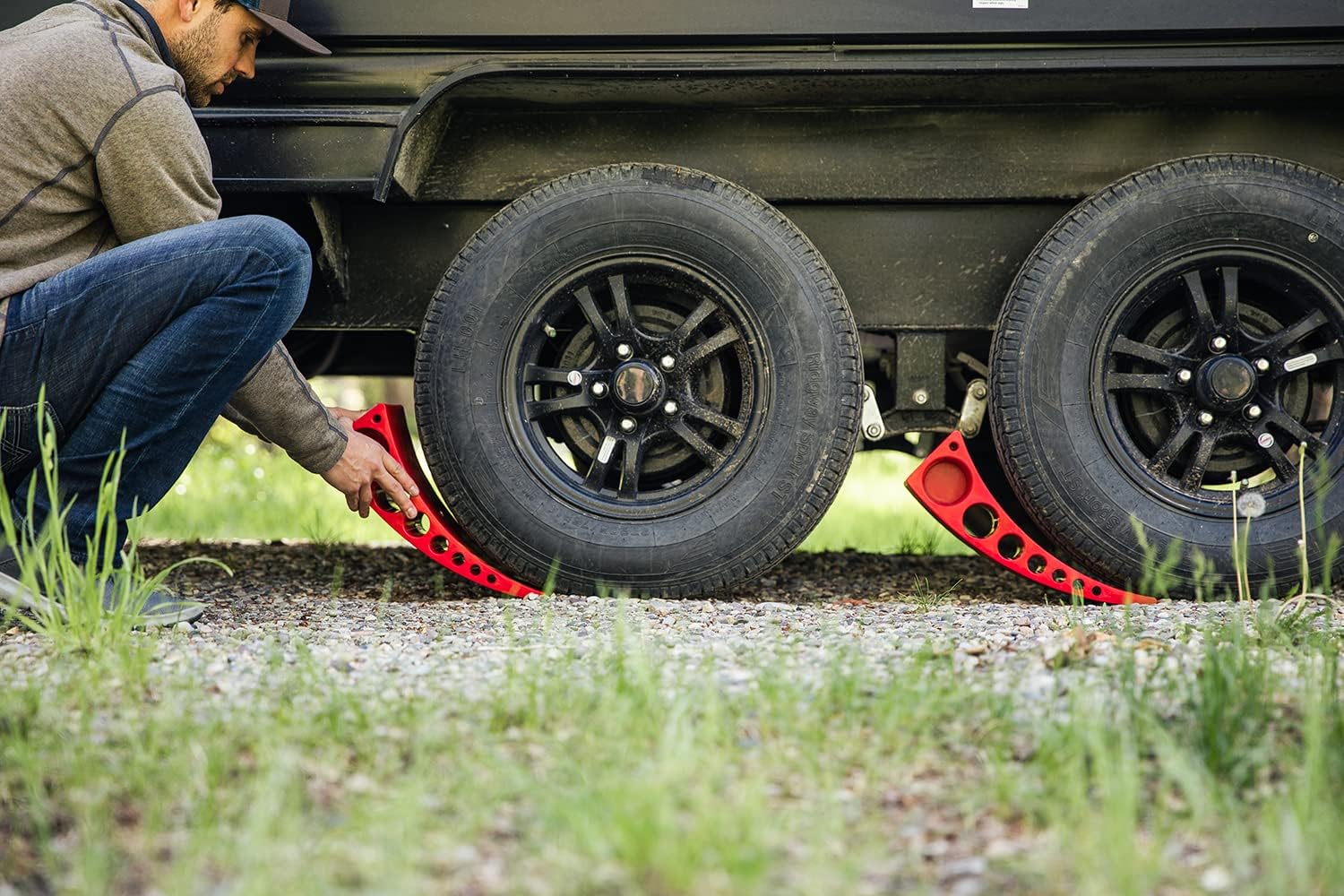 2-Pack Camper Leveler Blocks with Sturdy Bag D98619