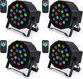 18 RGB LED Stage Lights with Remote Control (8 pcs) I5616