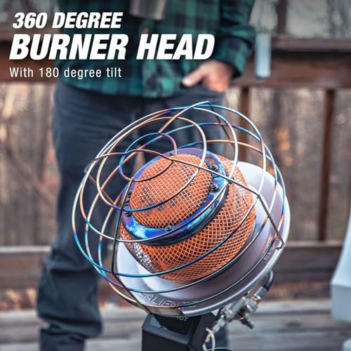 45,000 BTU Radiant Tank Top Portable Propane Heater M70849