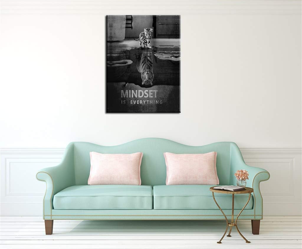 Abstract Posters Success Circle Inspirational Canvas Print Framed Picture Painting 24x32 V297269