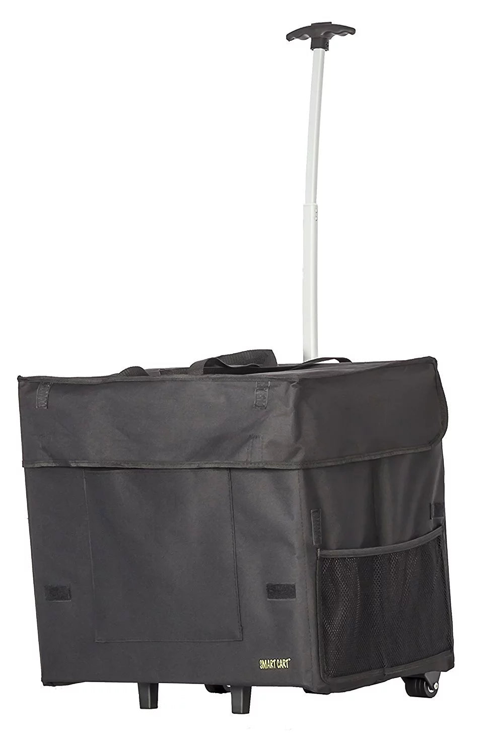 Black Rolling Collapsible Basket Cart V481