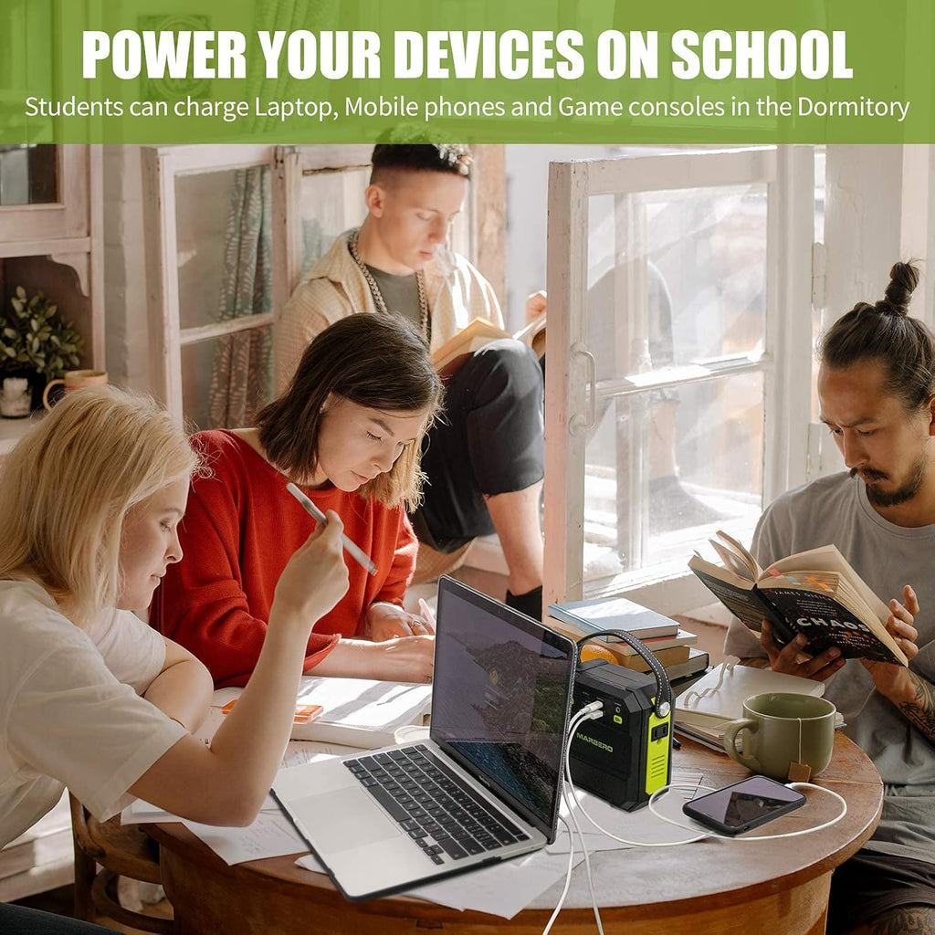 83Wh 22500mAh Portable Power Station with AC Outlet 4 USB Ports J24781