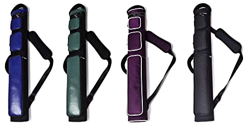 Nylon Leatherette Billiard Pool Cue Stick Hard Carrying Case J430