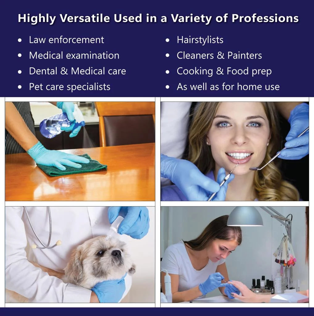 Small Nitrile-Vinyl Blend Disposable Exam Gloves, 1000/Case X1893