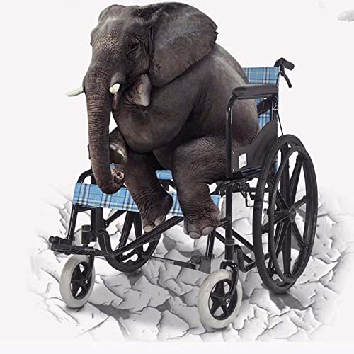 Extra-Wide Heavy Duty Bariatric Folding Wheelchair, 20" Wide Seat, Blue K89679