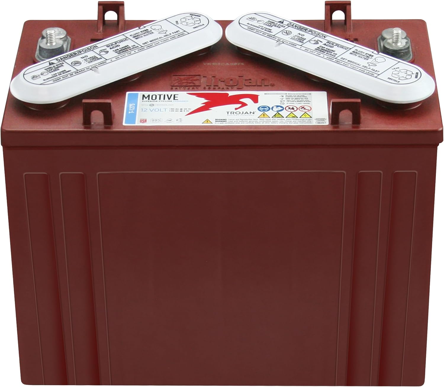 12V 150Ah Flooded Lead Acid Deep Cycle Battery x2 J6367