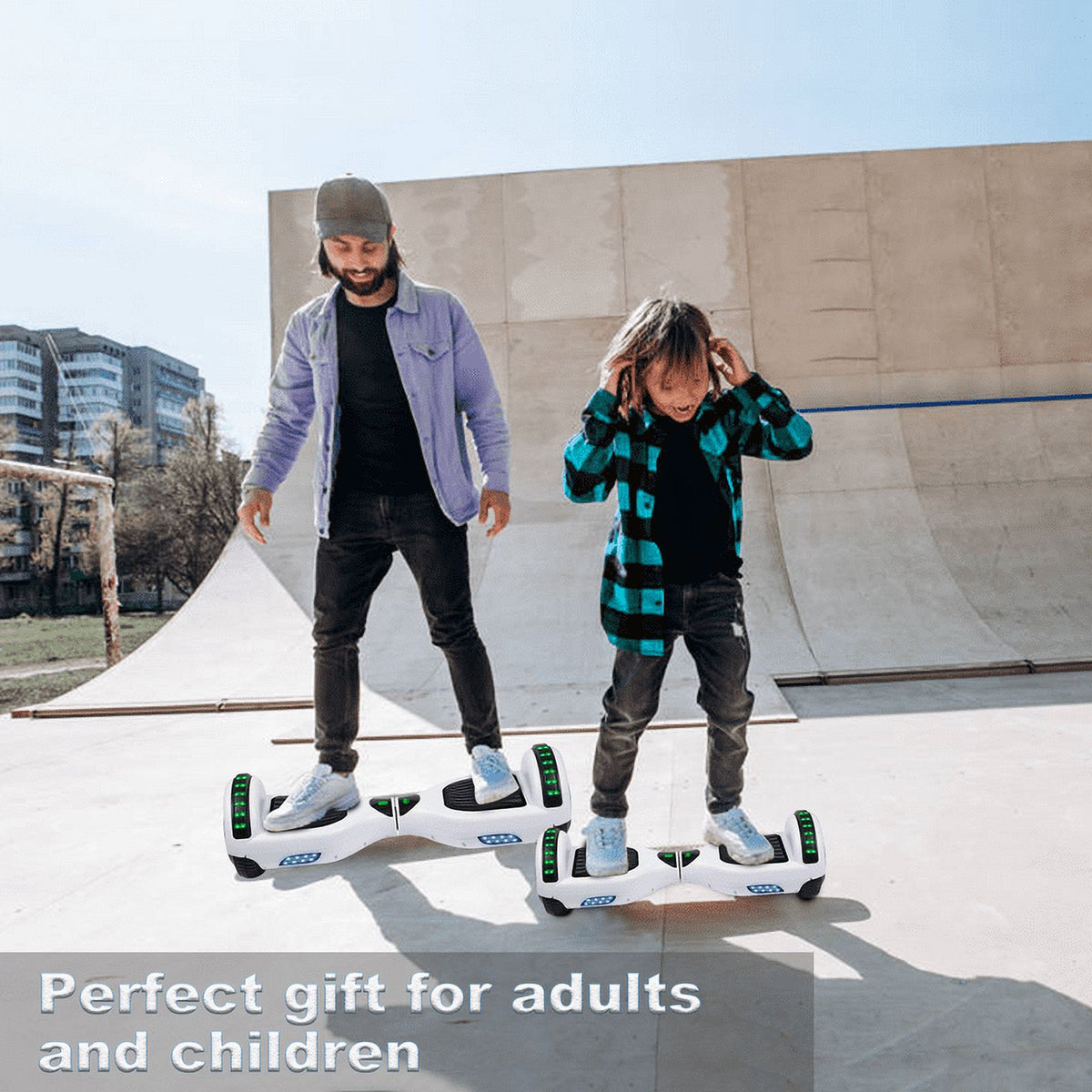 6.5 inch Two Wheel Self Balancing Electric Scooter with Bluetooth Speaker and LED Lights J44474