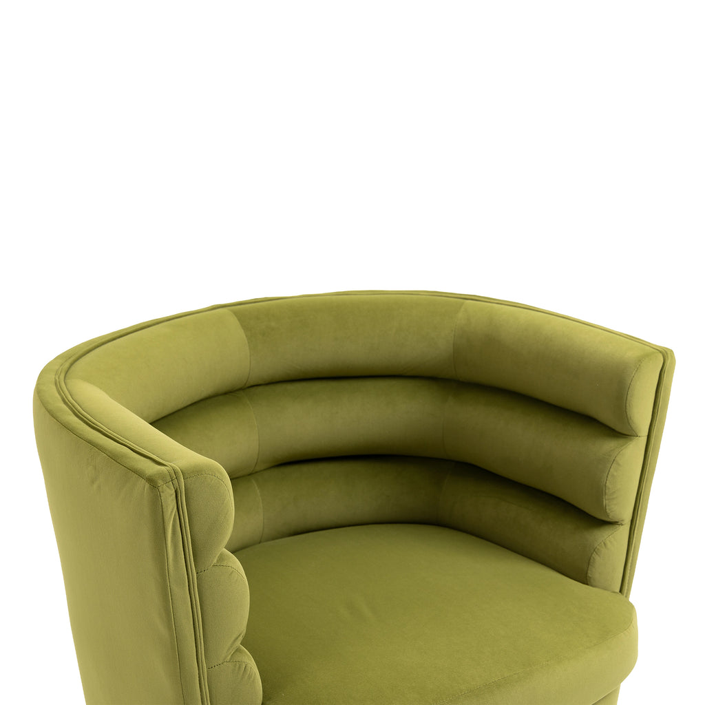 Swivel Barrel Chair with Storage U398
