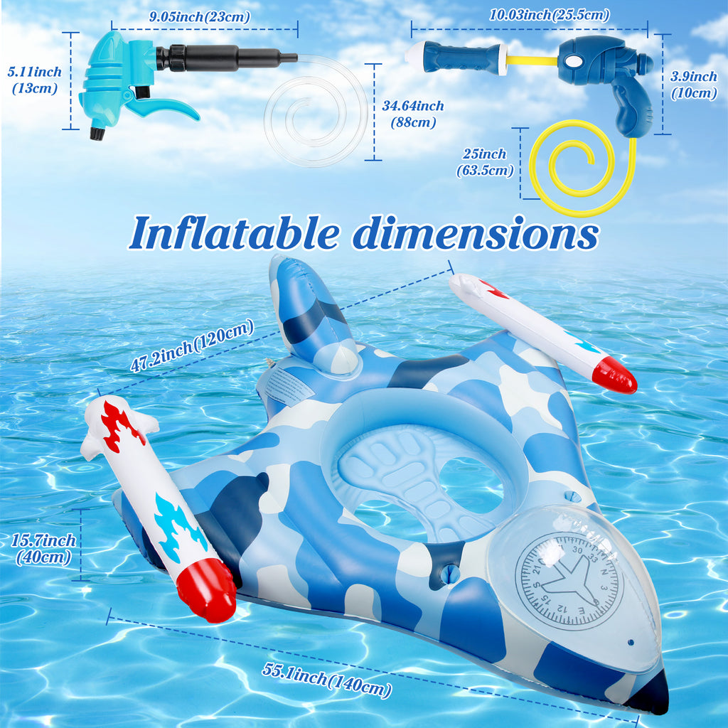 Inflatable Pool Float with Water Guns M71100