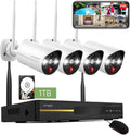 8CH 2K HD Wireless Security Camera System with 1TB HDD H551922