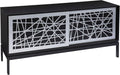 Black/Silver Media Cabinet L940310