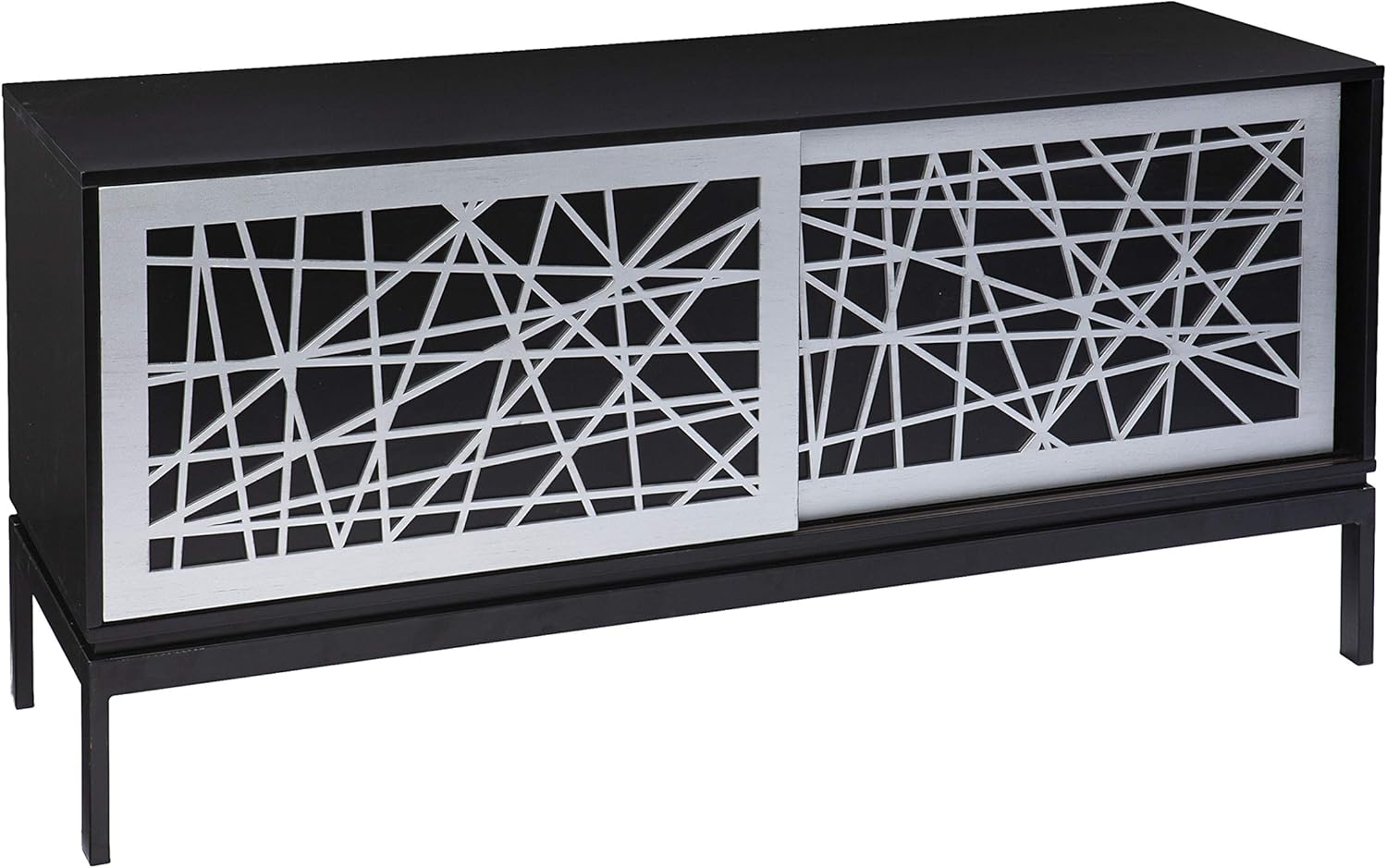 Black/Silver Media Cabinet L940310