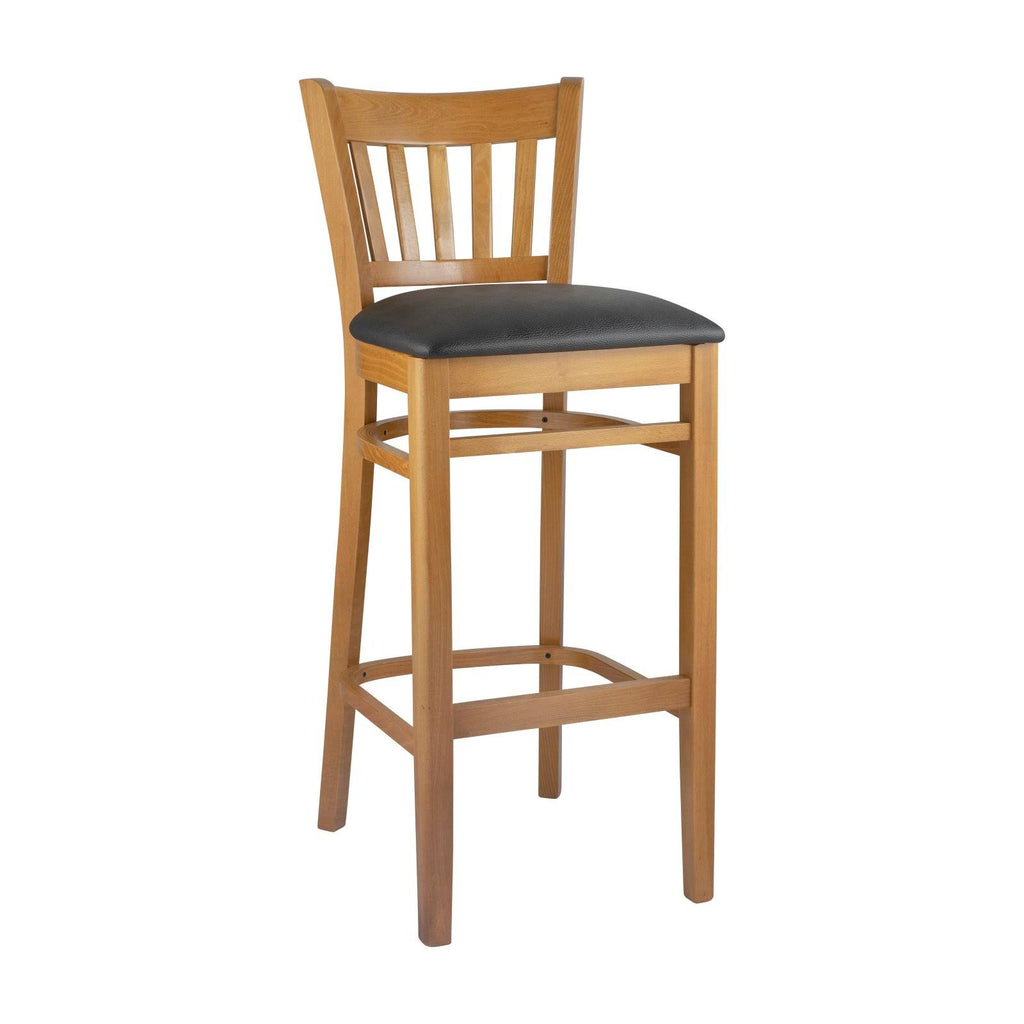 Cherry Vertical Bar Stool T2097