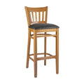 Cherry Vertical Bar Stool T2097