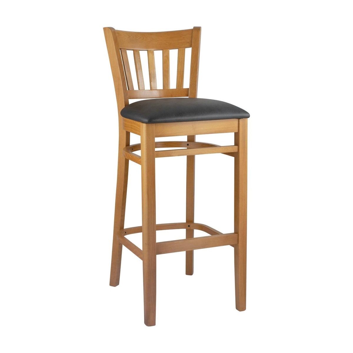 Cherry Vertical Bar Stool T2097
