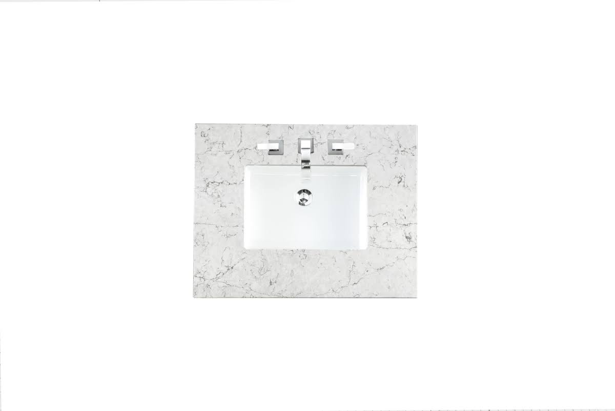 3 cm 30x22 Single Top with Sink - Pearl Jasmine Quartz E8270