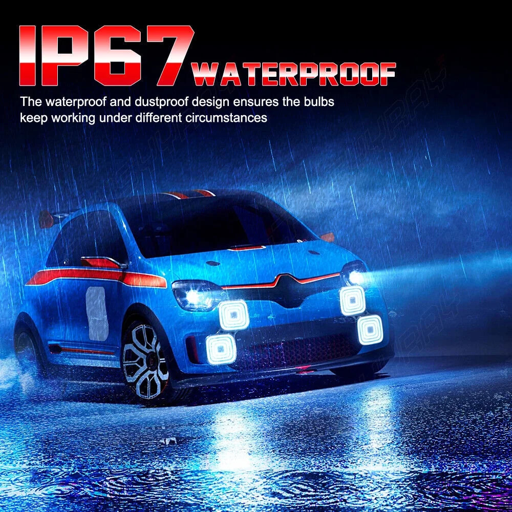 2x H11B LED Headlight Bulbs Kit Low Beam 8000K Ice Blue X821295