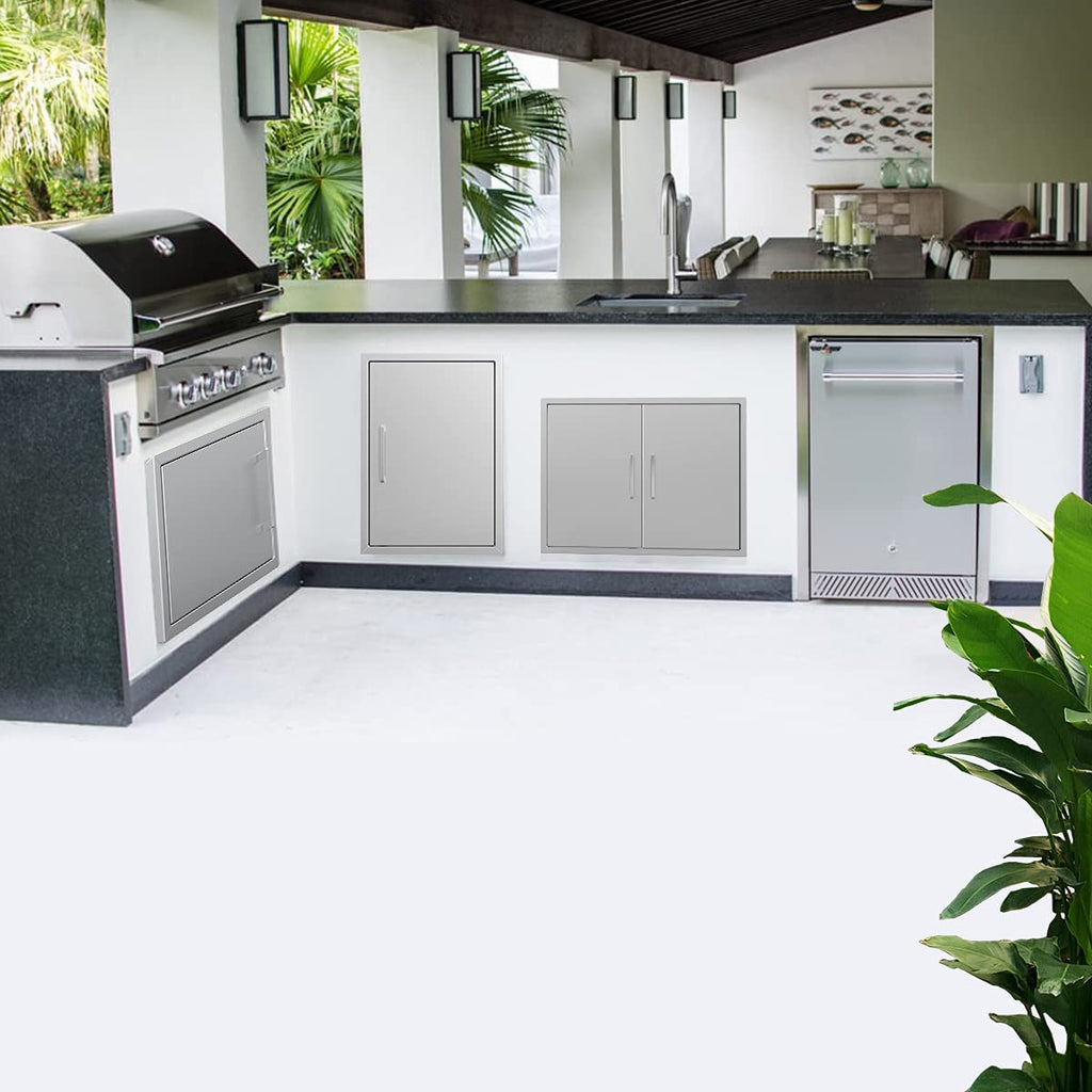 Stainless Steel BBQ Access Door 14 W x 20 H H796