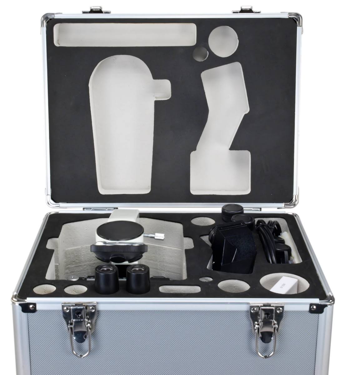 Compound Binocular Microscope with Aluminum Carrying Case B692092
