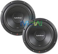 2 Pack 10 1000 Watt Car Subwoofers X79756