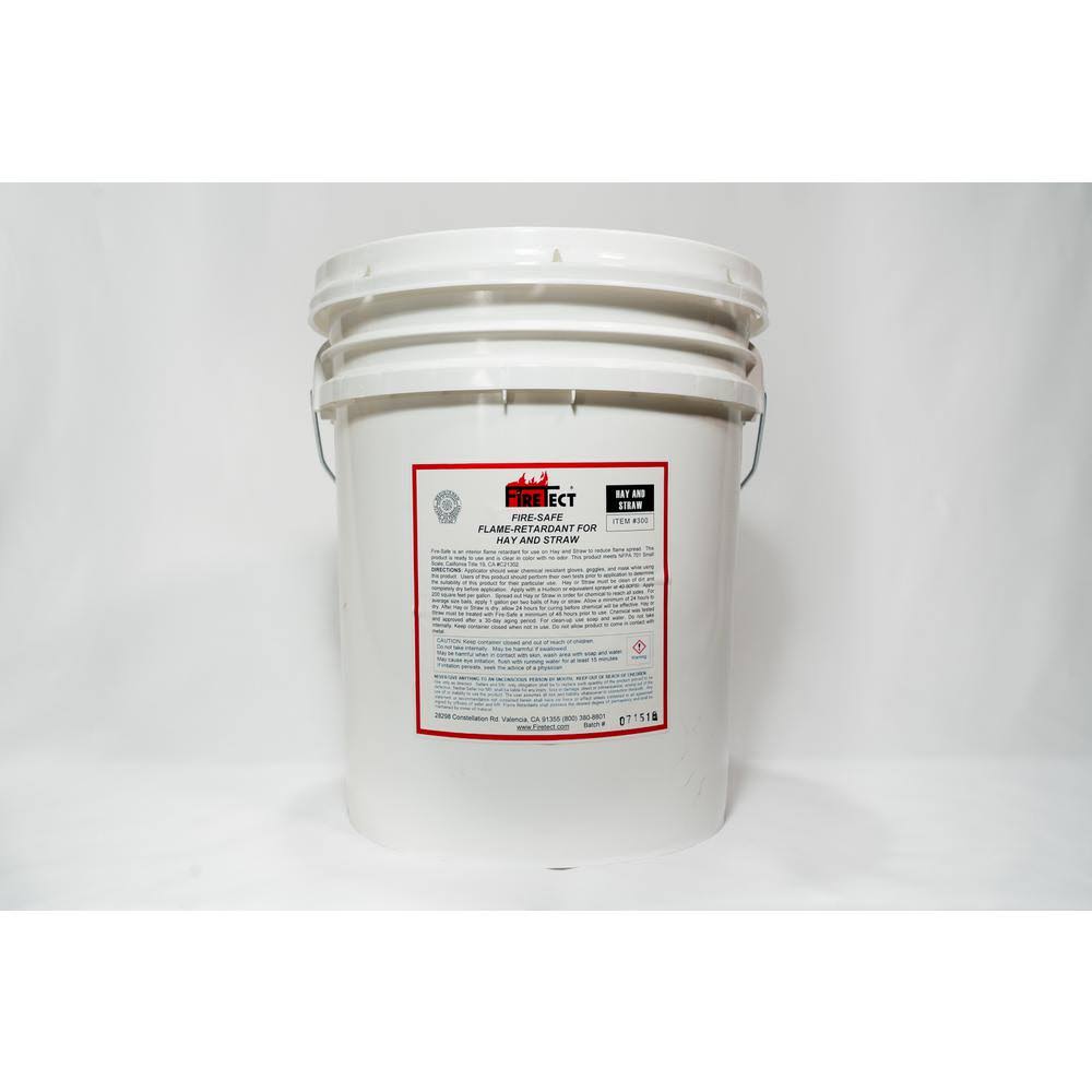 5 gal. Clear Interior Fireproofing Flame Retardant Liquid Spray X228132