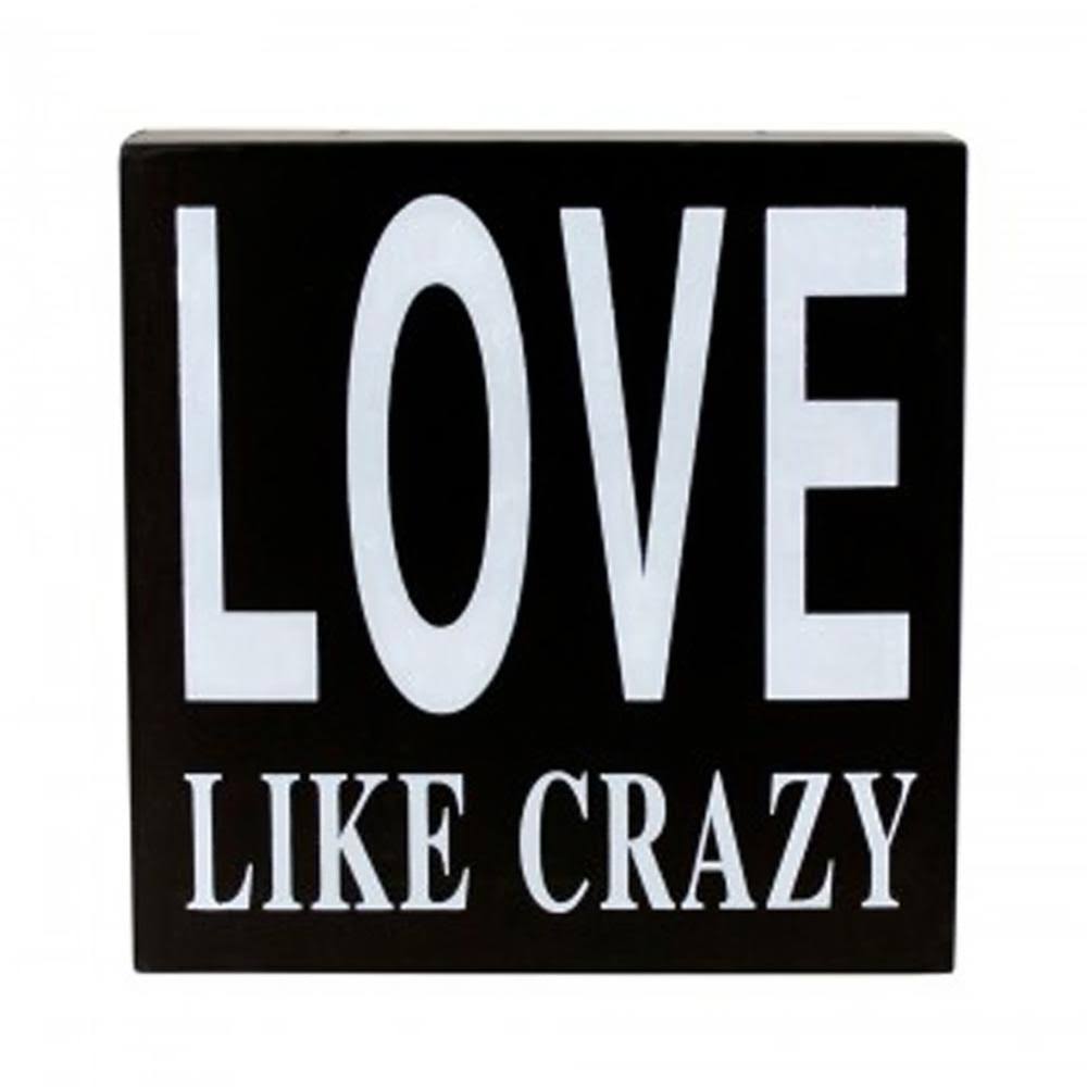 Wood Block Sign, Case of 6 K339