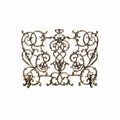 Matte Black Cast Iron Fireplace Screen T430178
