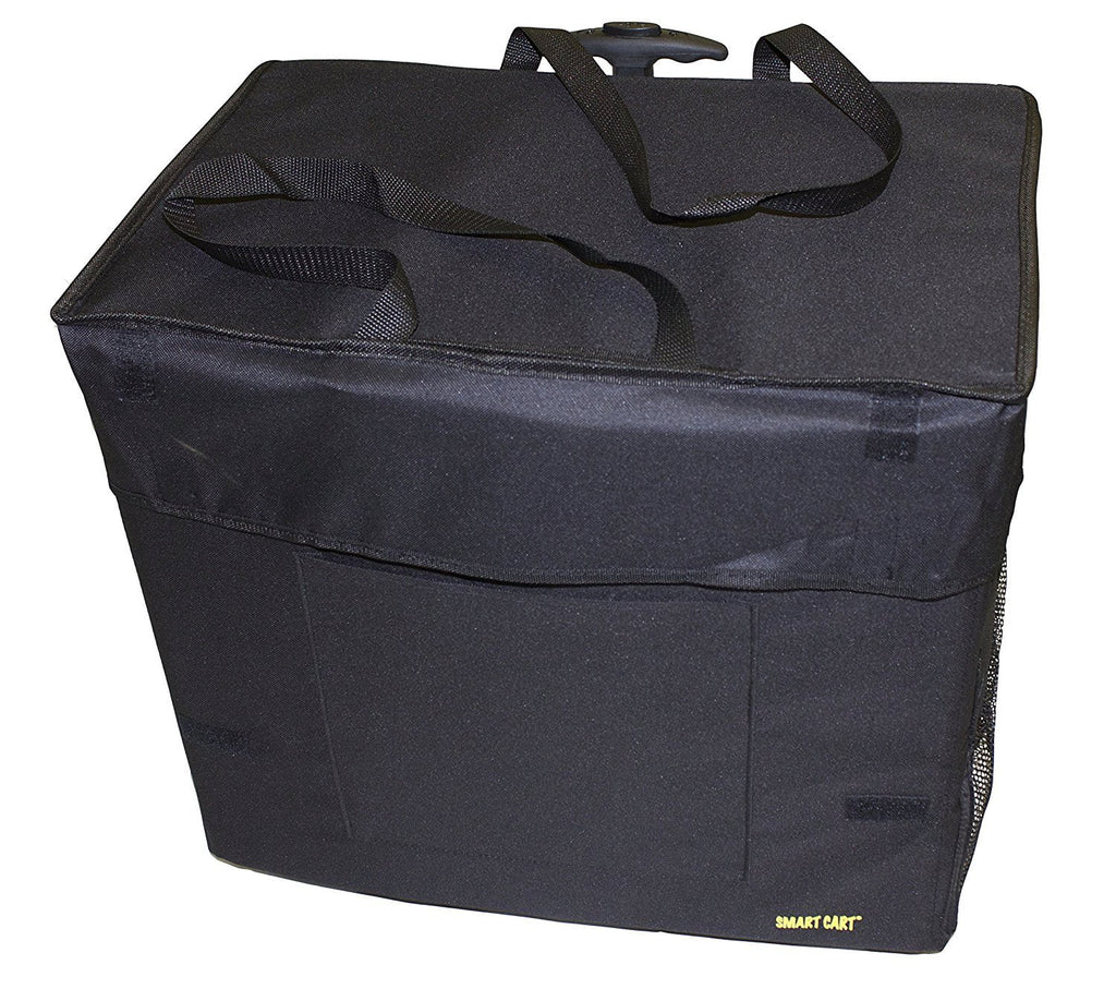 Black Rolling Collapsible Basket Cart V481