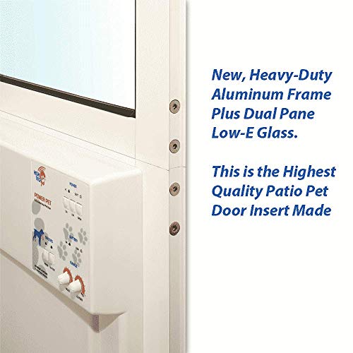 Large Electronic Dog Door for Patio Doors N7926