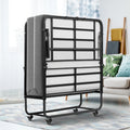 Folding Bed with 5" Memory Foam Mattress, Metal Frame R82142