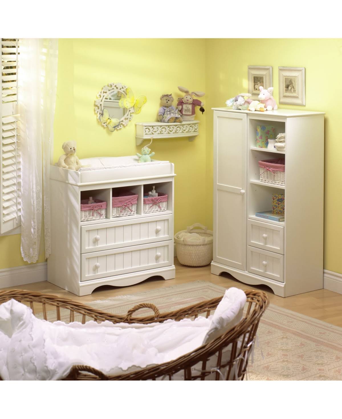White Armoire B1488