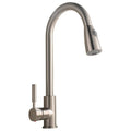 Commercial Stainless Steel Single Handle Pull Down Sprayer Kitchen Faucet N4351