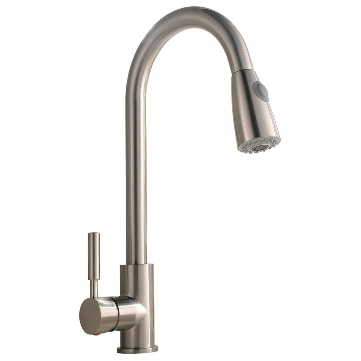 Commercial Stainless Steel Single Handle Pull Down Sprayer Kitchen Faucet N4351