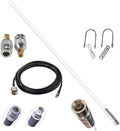 8dBi Fiber-Glass Omnidirectional Antenna 915mhz with 5foot SLMR-400 Wire U310919