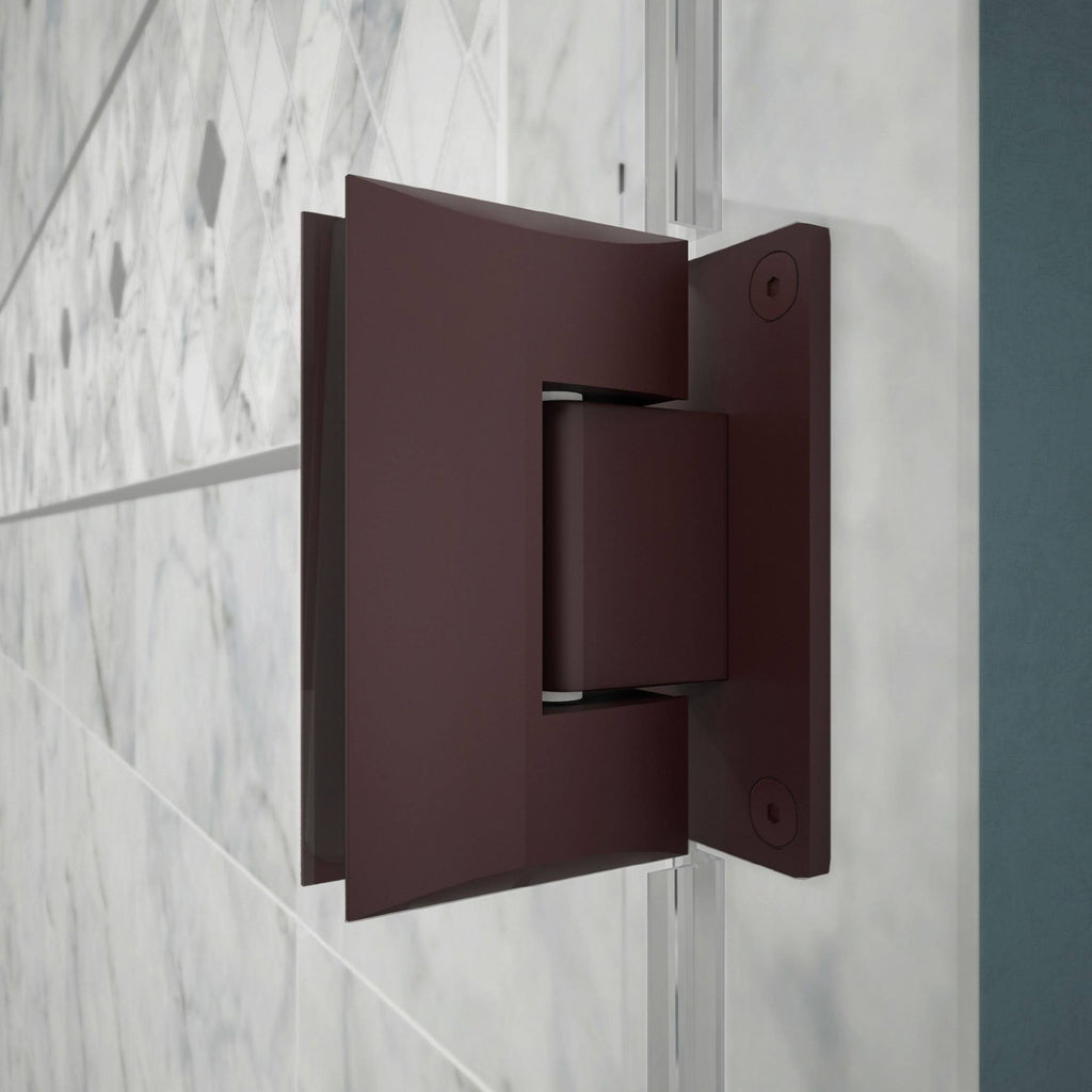 Hinged Shower Door, Oil Rubbed Bronze Finish Hardware P570138